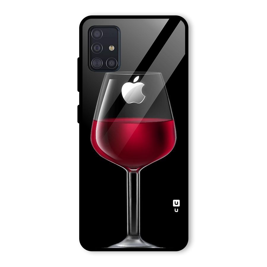 Fruit Printed Design Glass Back Case for Galaxy A51