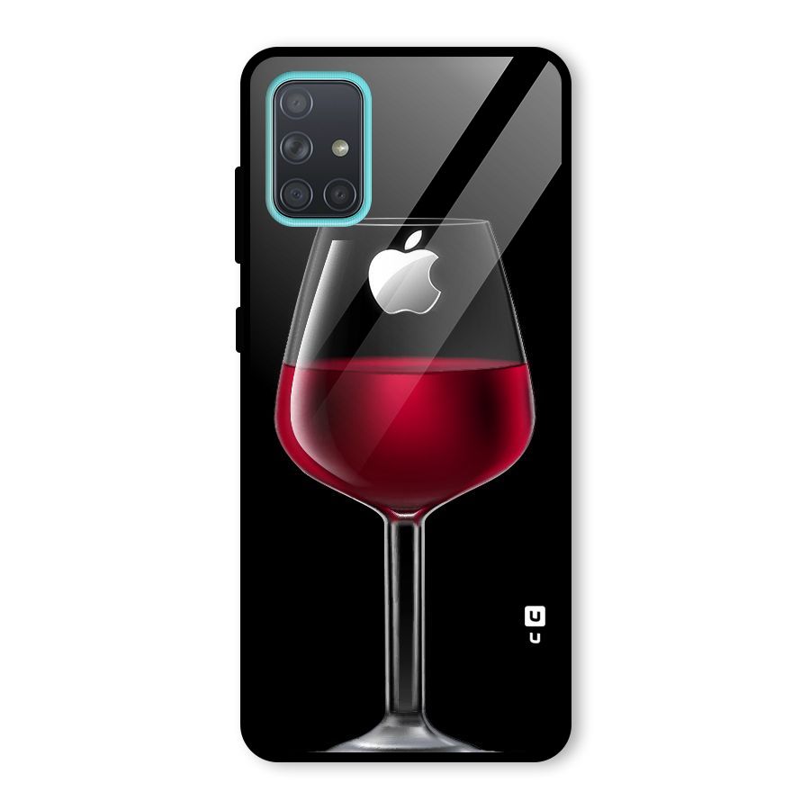 Fruit Printed Design Glass Back Case for Galaxy A71