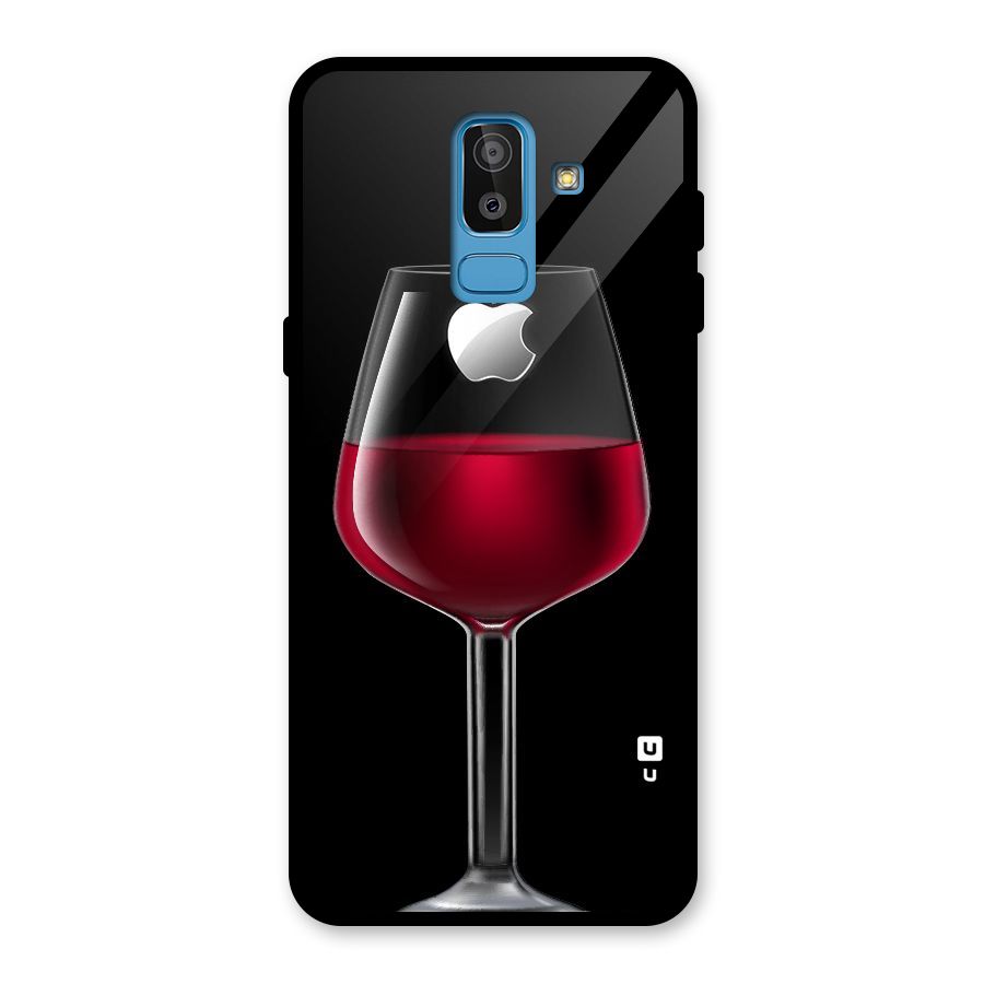 Fruit Printed Design Glass Back Case for Galaxy J8