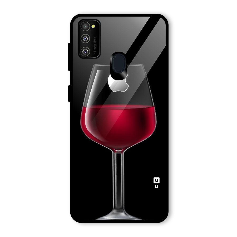 Fruit Printed Design Glass Back Case for Galaxy M30s