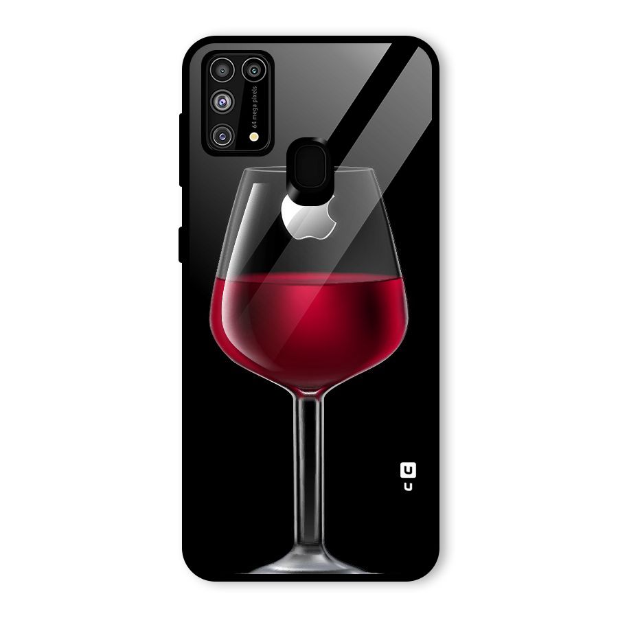 Fruit Printed Design Glass Back Case for Galaxy M31