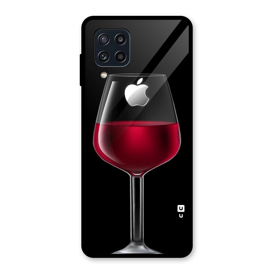 Fruit Printed Design Glass Back Case for Galaxy M32