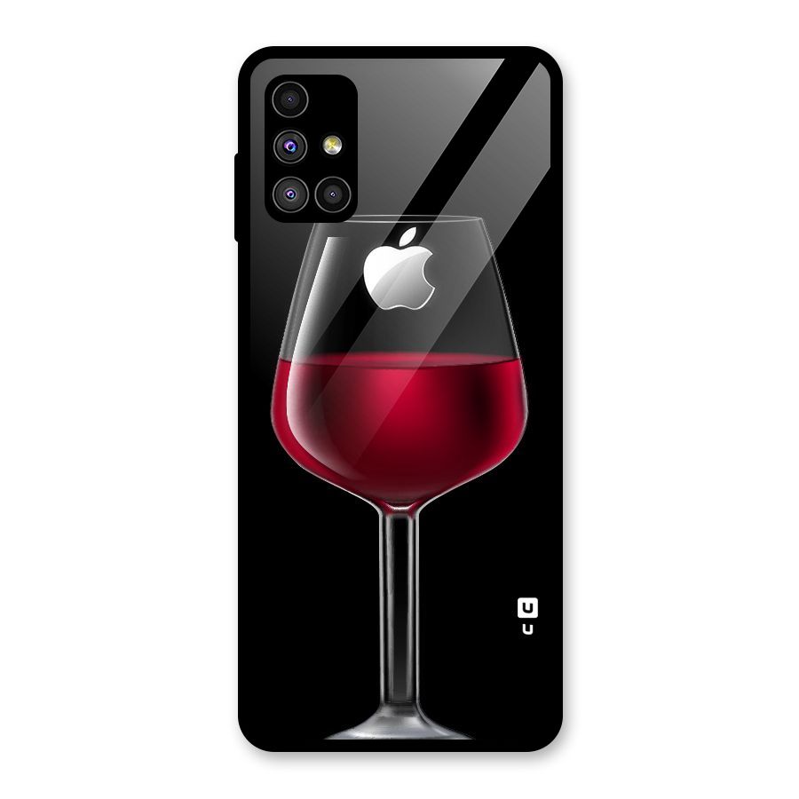 Fruit Printed Design Glass Back Case for Galaxy M51
