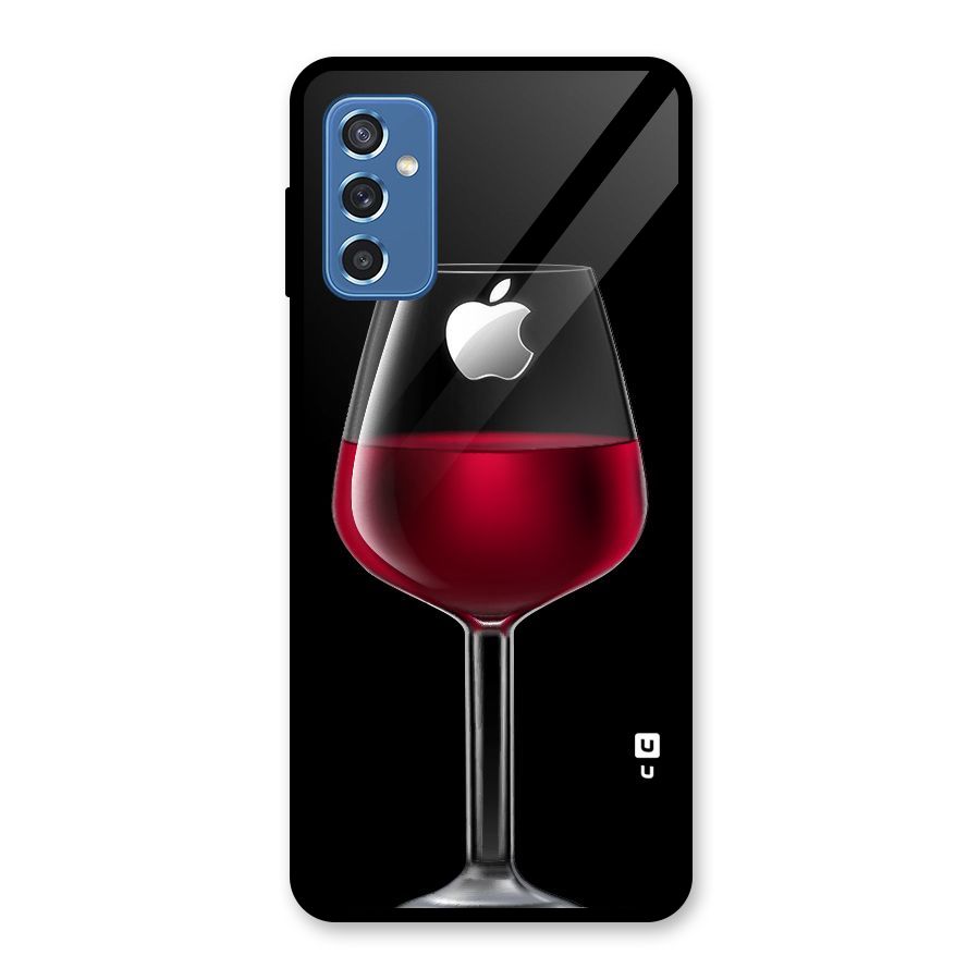 Fruit Printed Design Glass Back Case for Galaxy M52 5G