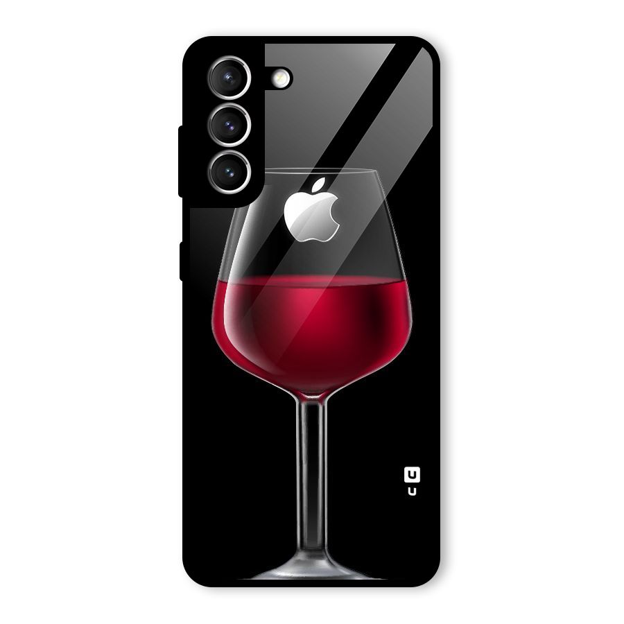 Fruit Printed Design Glass Back Case for Galaxy S21 5G