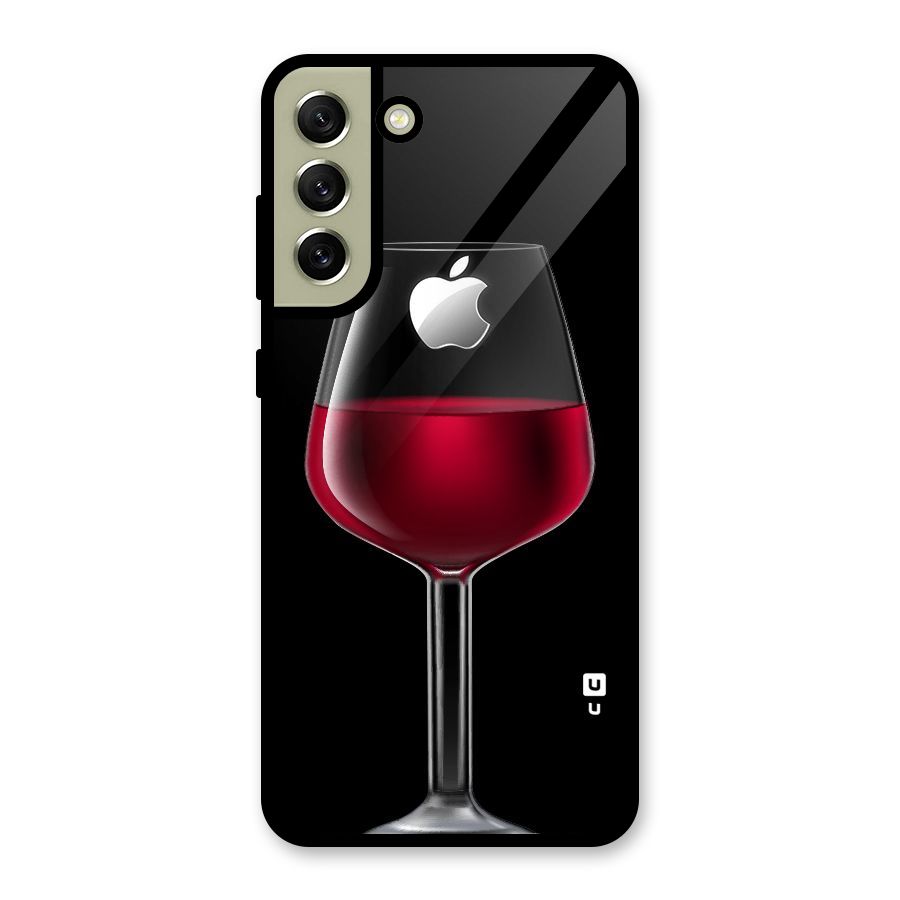 Fruit Printed Design Glass Back Case for Galaxy S21 FE 5G