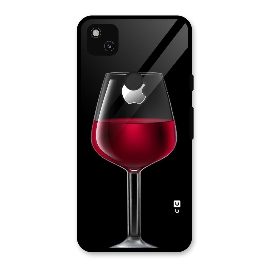Fruit Printed Design Glass Back Case for Google Pixel 4a