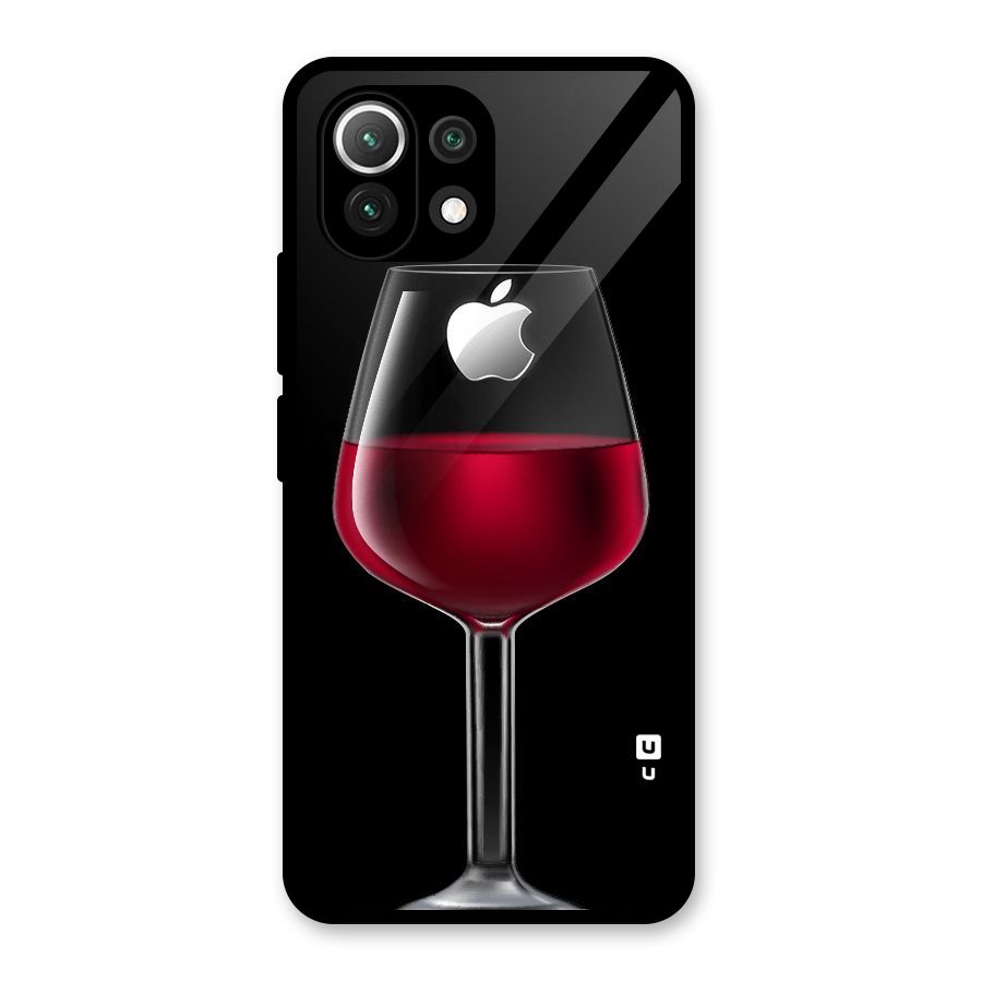 Fruit Printed Design Glass Back Case for Mi 11 Lite