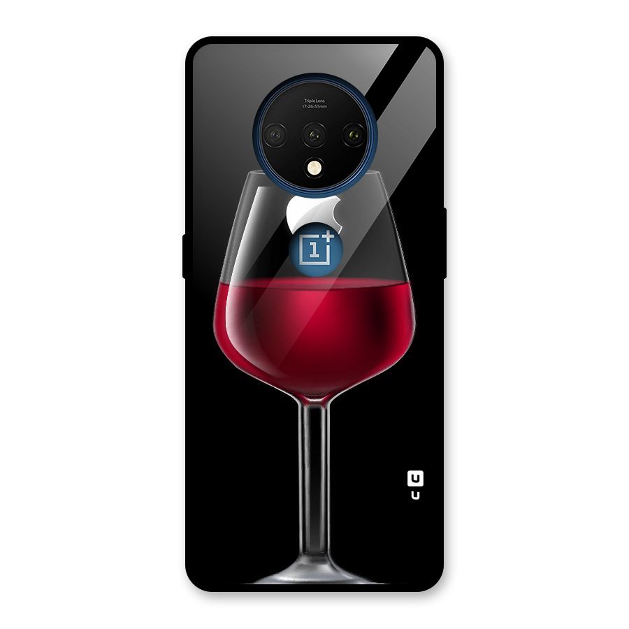 Fruit Printed Design Glass Back Case for OnePlus 7T