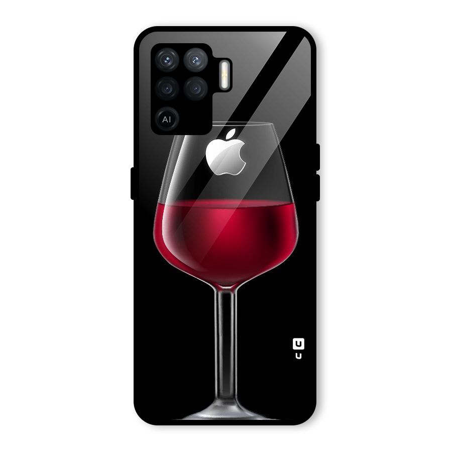 Fruit Printed Design Glass Back Case for Oppo F19 Pro