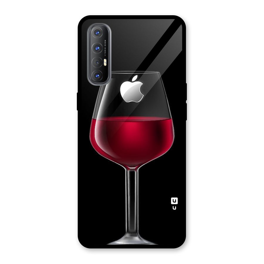 Fruit Printed Design Glass Back Case for Oppo Reno3 Pro