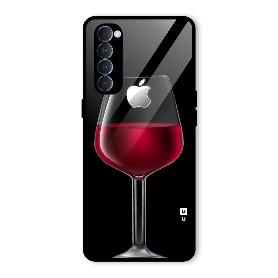 Fruit Printed Design Glass Back Case for Oppo Reno4 Pro
