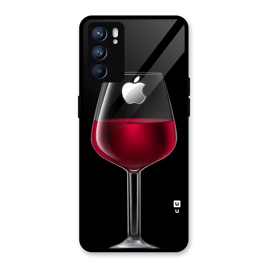 Fruit Printed Design Glass Back Case for Oppo Reno6 5G