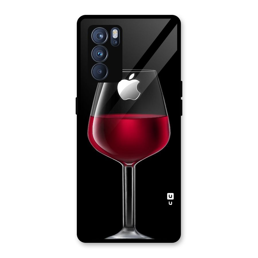 Fruit Printed Design Glass Back Case for Oppo Reno6 Pro 5G