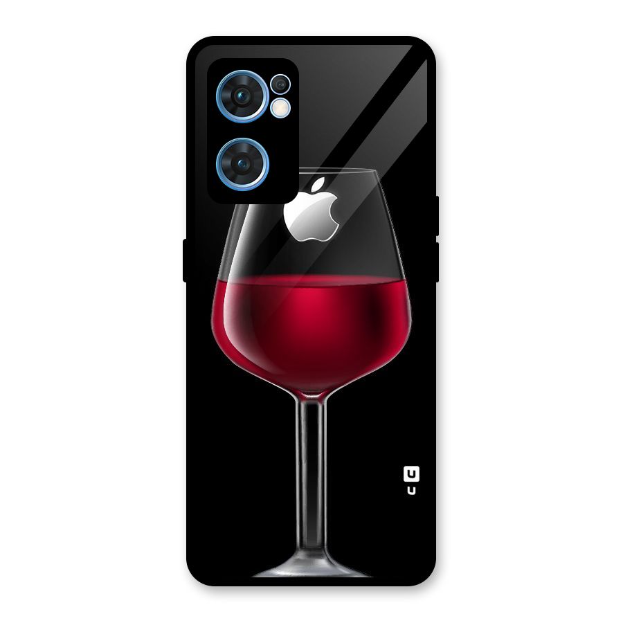 Fruit Printed Design Glass Back Case for Oppo Reno7 5G
