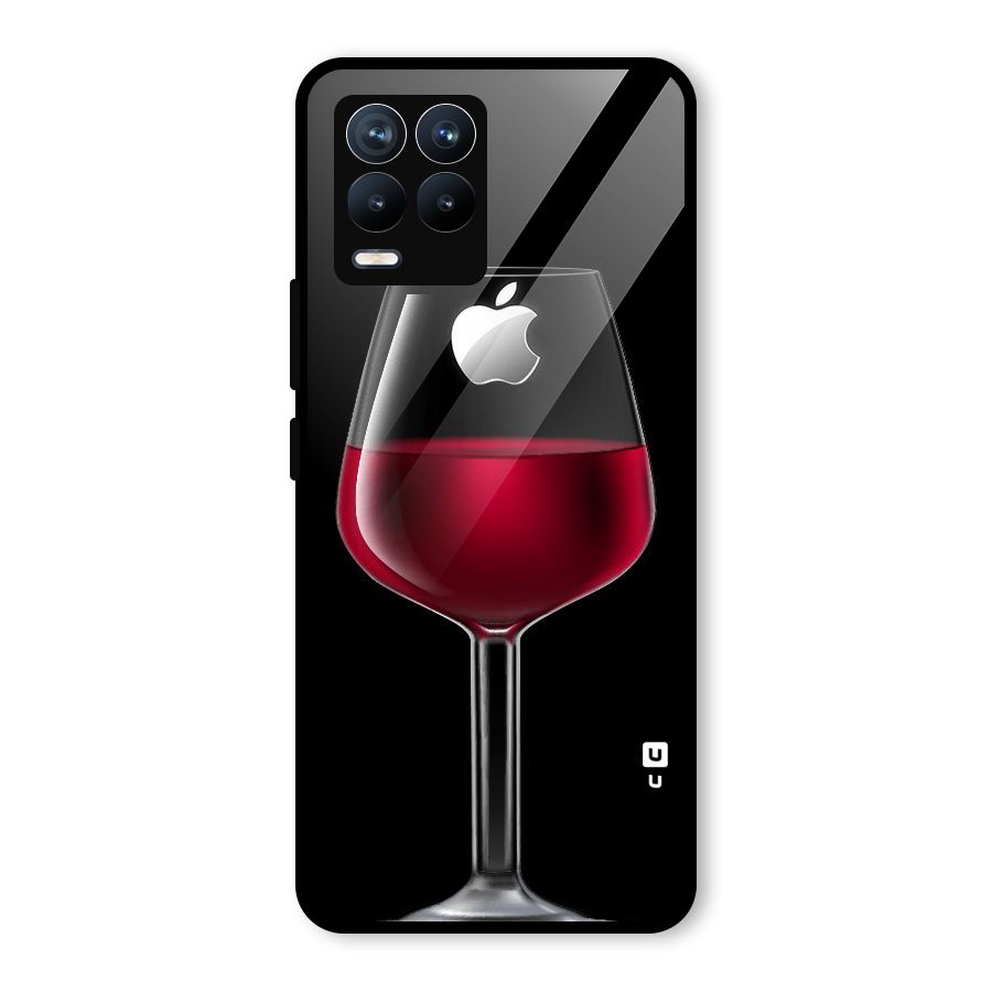 Fruit Printed Design Glass Back Case for Realme 8 Pro