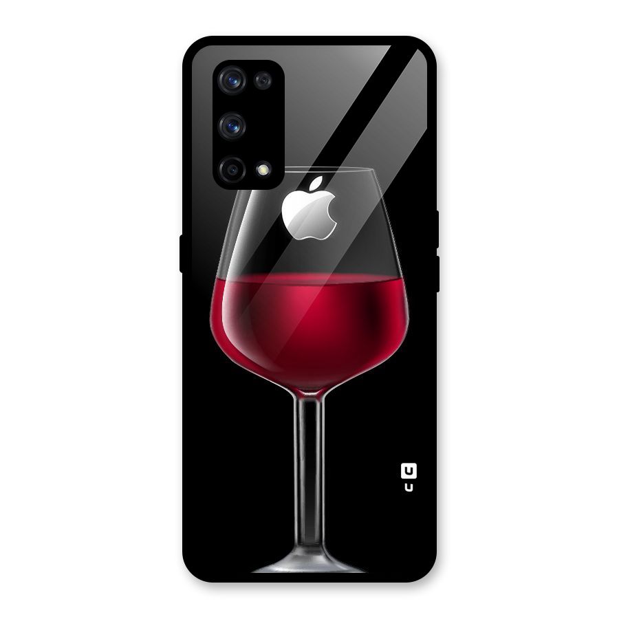 Fruit Printed Design Glass Back Case for Realme X7 Pro