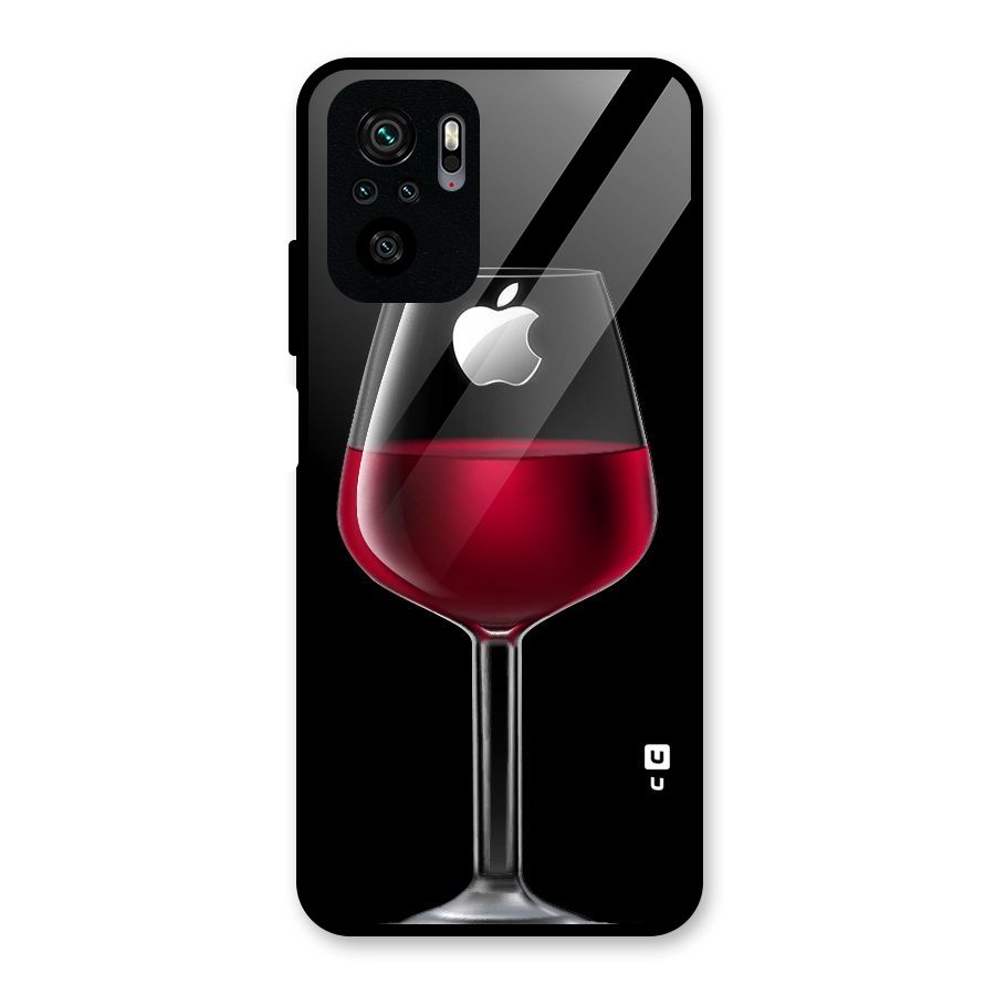 Fruit Printed Design Glass Back Case for Redmi Note 10S