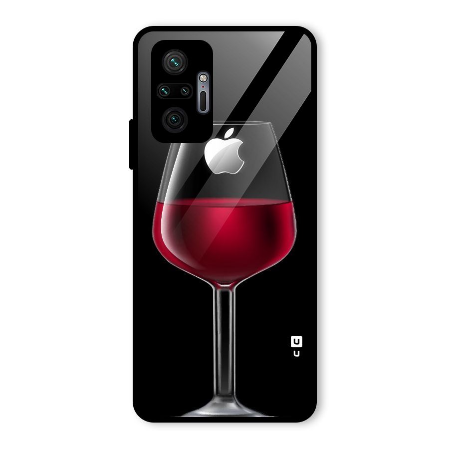 Fruit Printed Design Glass Back Case for Redmi Note 10 Pro
