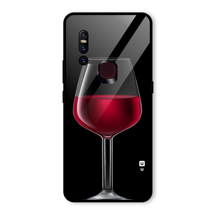 Fruit Printed Design Glass Back Case for Vivo V15