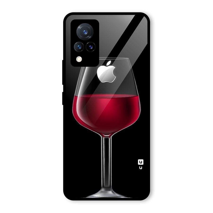 Fruit Printed Design Glass Back Case for Vivo V21 5G