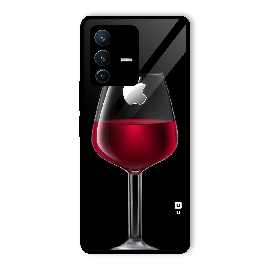Fruit Printed Design Glass Back Case for Vivo V23 Pro
