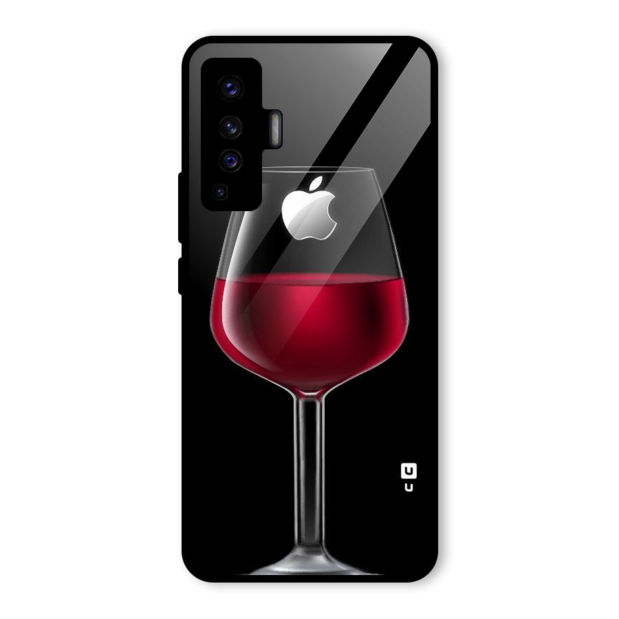 Fruit Printed Design Glass Back Case for Vivo X50