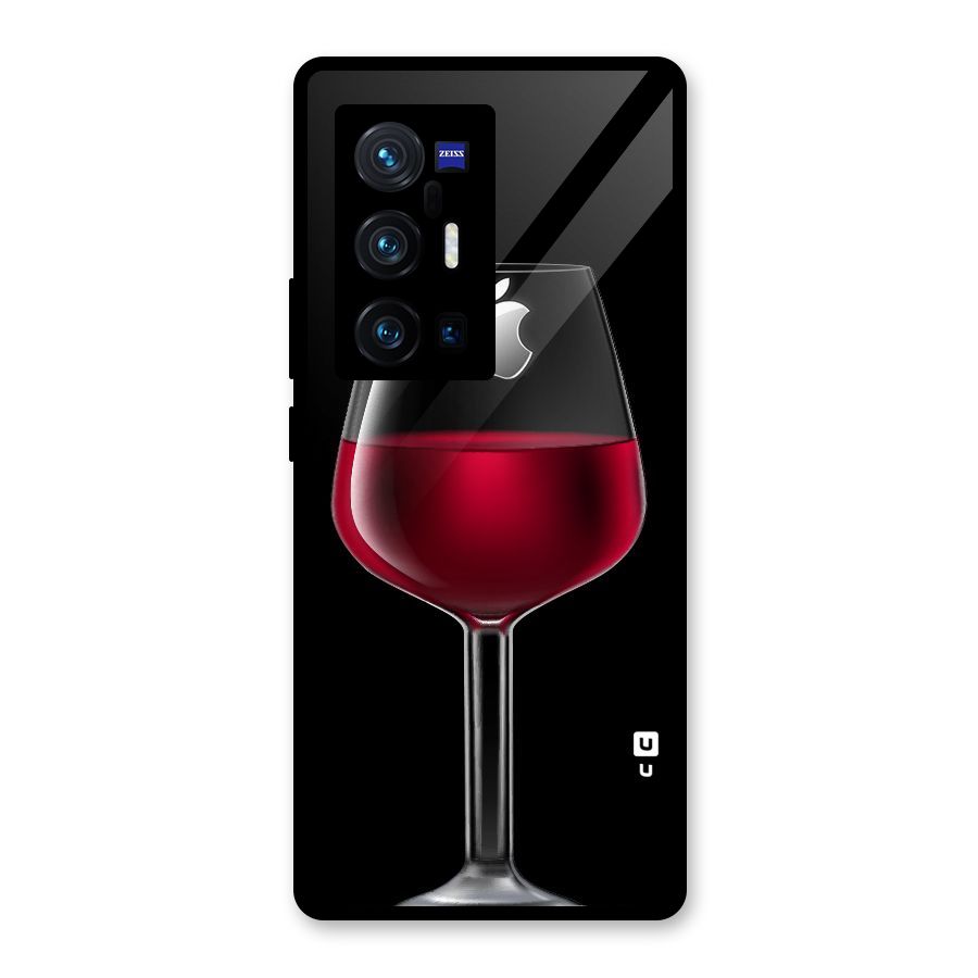 Fruit Printed Design Glass Back Case for Vivo X70 Pro Plus