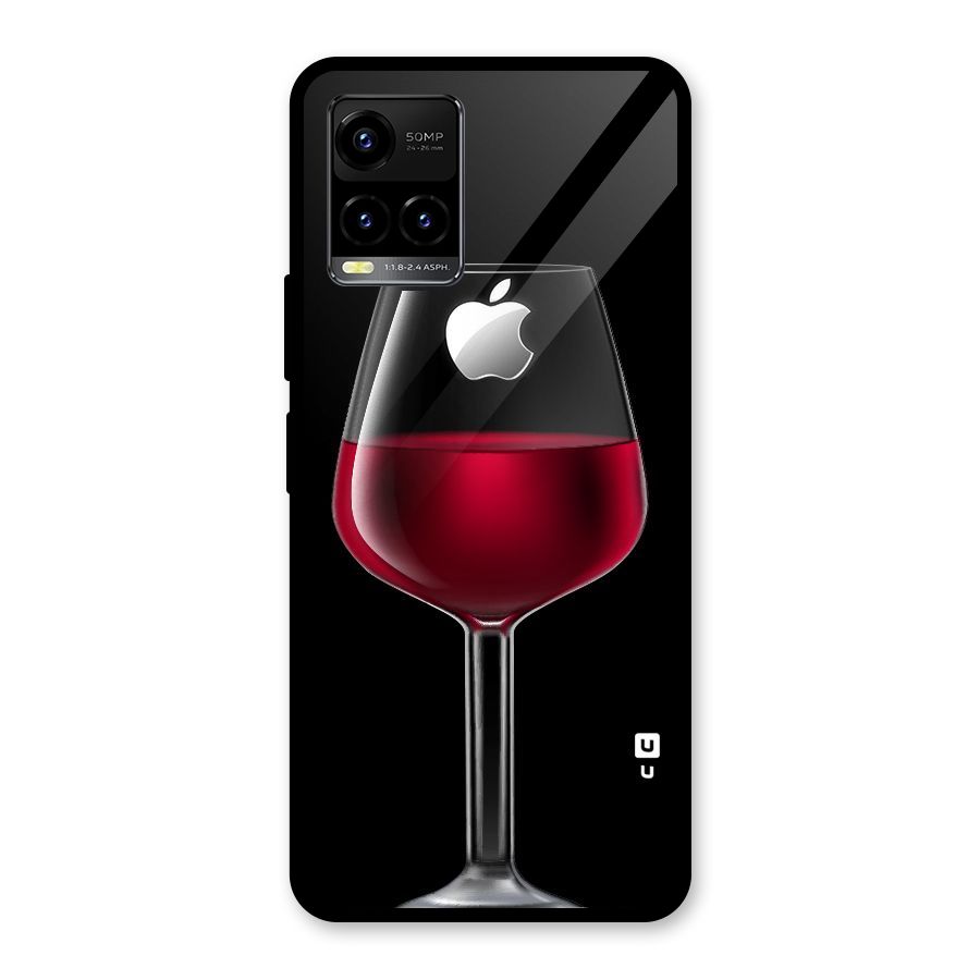 Fruit Printed Design Glass Back Case for Vivo Y21T