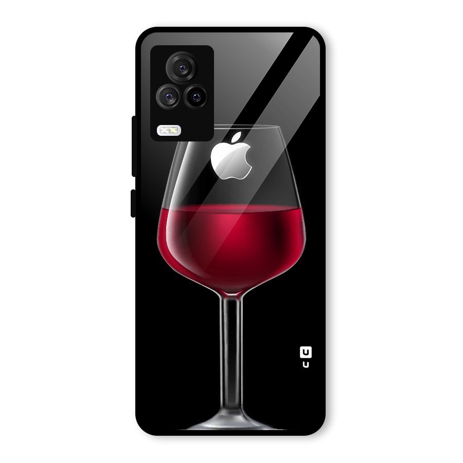 Fruit Printed Design Glass Back Case for Vivo iQOO 7 Legend 5G