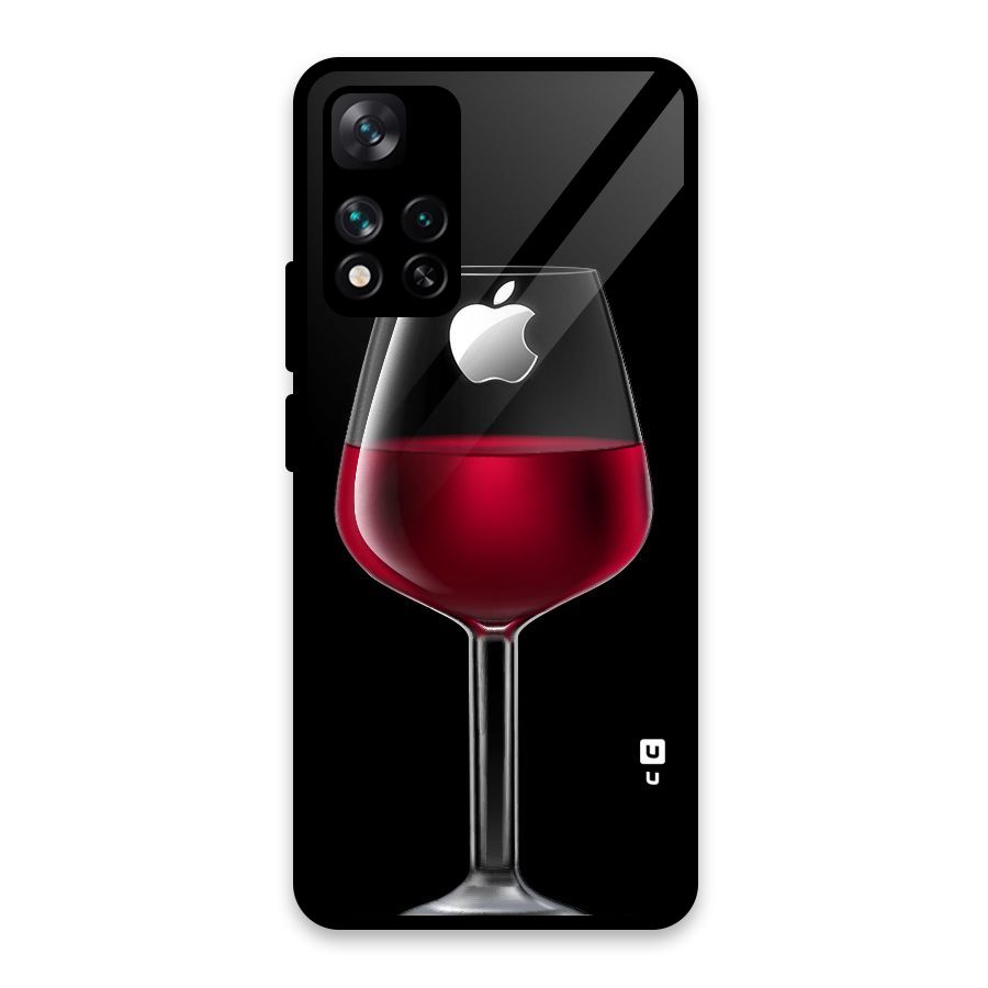 Fruit Printed Design Glass Back Case for Xiaomi 11i HyperCharge 5G