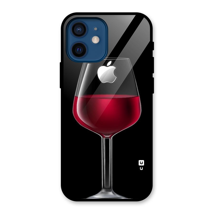 Fruit Printed Design Glass Back Case for iPhone 12 Mini