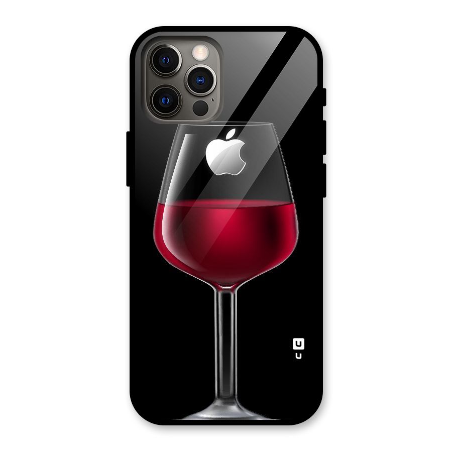 Fruit Printed Design Glass Back Case for iPhone 12 Pro