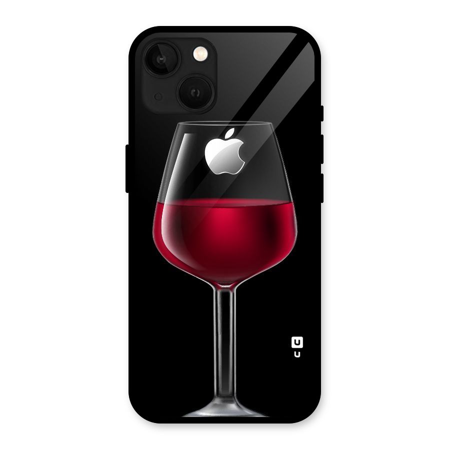 Fruit Printed Design Glass Back Case for iPhone 13