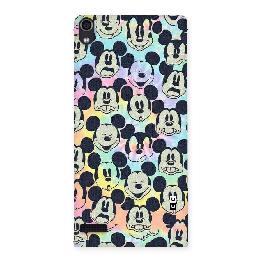 Fun Rainbow Faces Back Case for Ascend P6