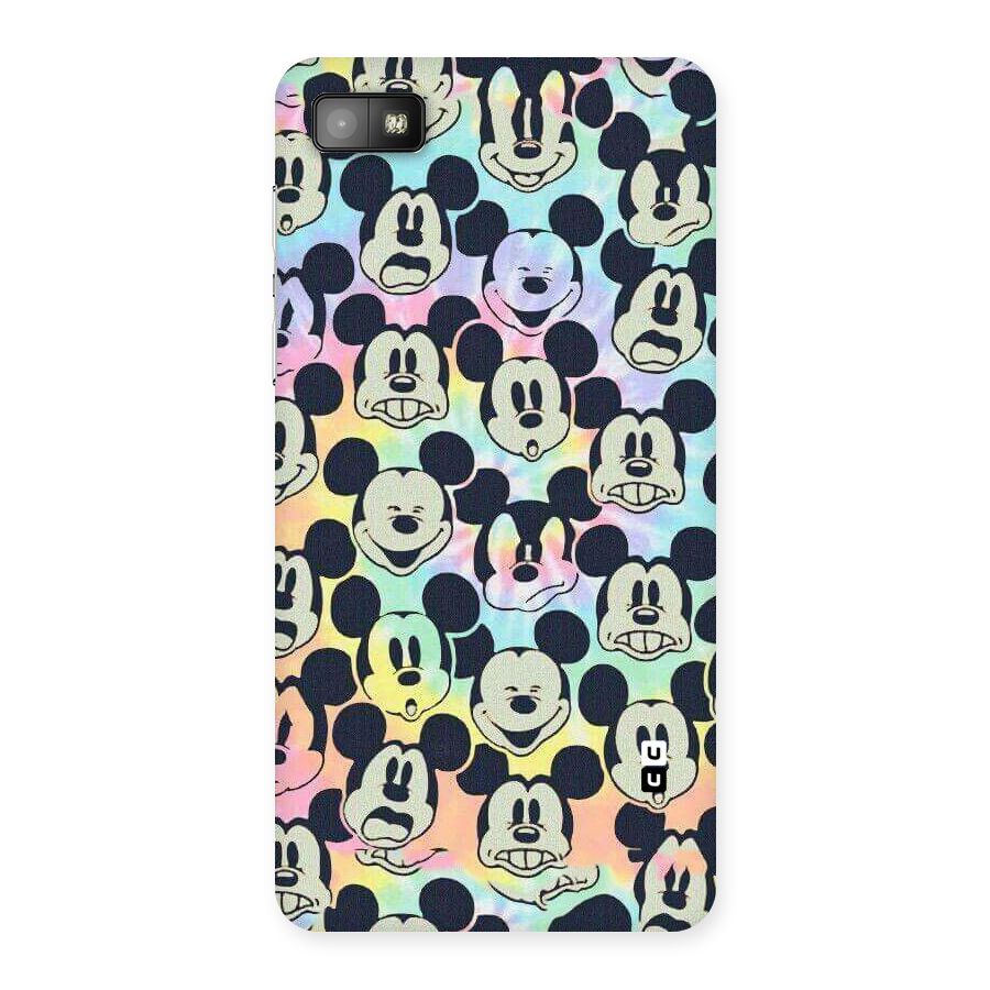 Fun Rainbow Faces Back Case for Blackberry Z10