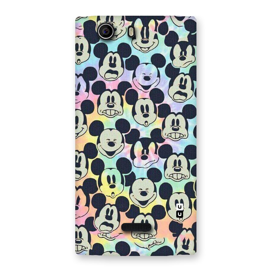 Fun Rainbow Faces Back Case for Canvas Nitro 2 E311