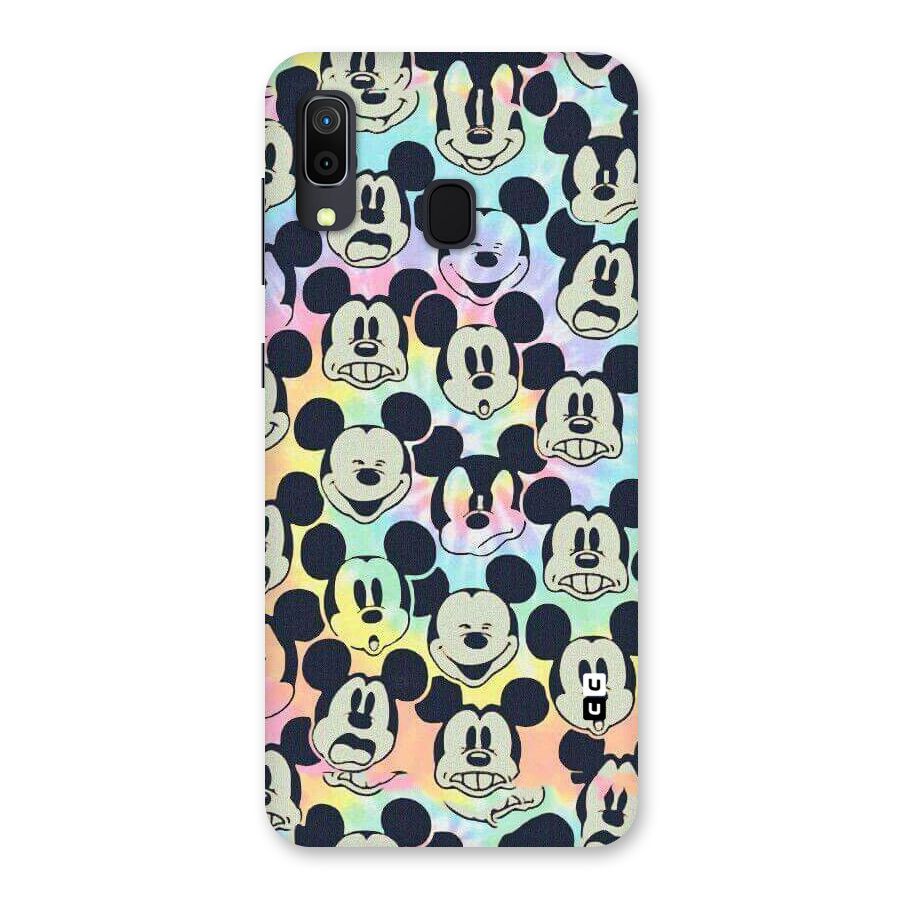 Fun Rainbow Faces Back Case for Galaxy A20