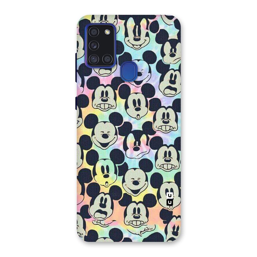 Fun Rainbow Faces Back Case for Galaxy A21s