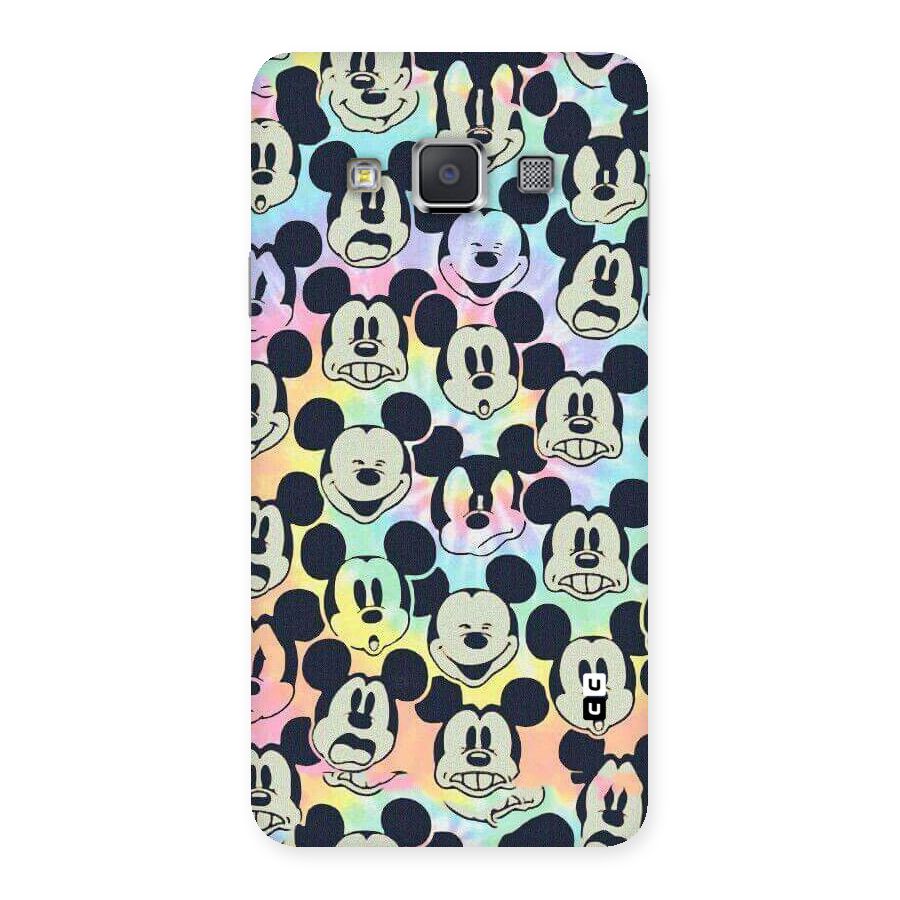 Fun Rainbow Faces Back Case for Galaxy A3