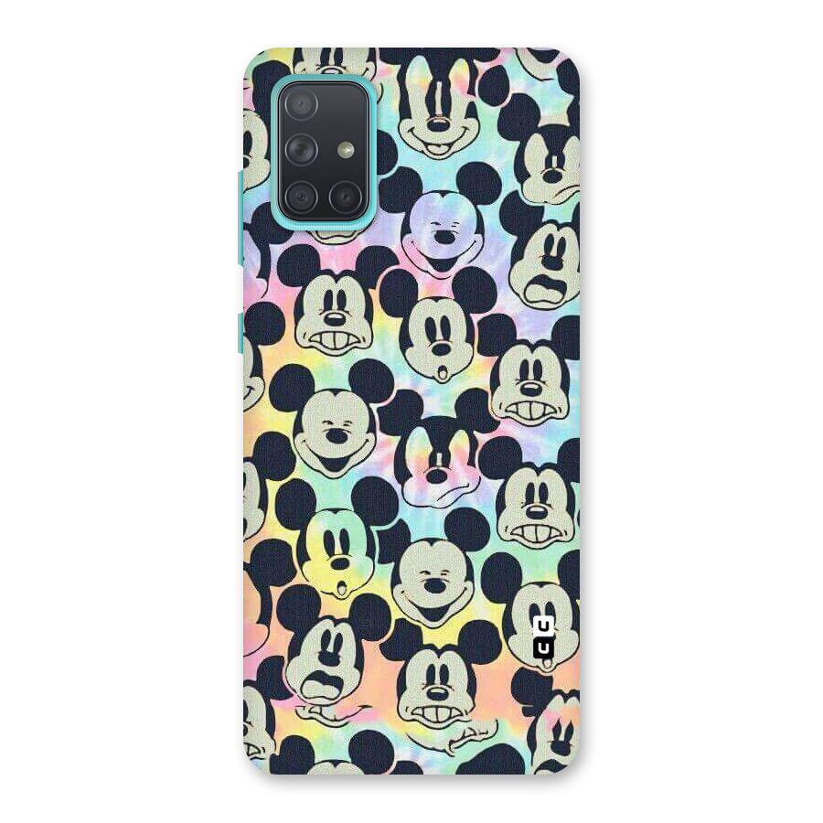 Fun Rainbow Faces Back Case for Galaxy A71