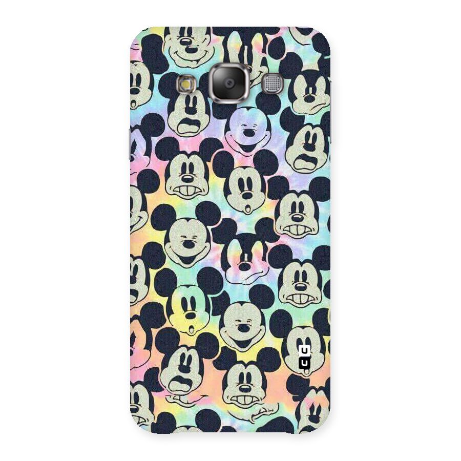 Fun Rainbow Faces Back Case for Galaxy E7