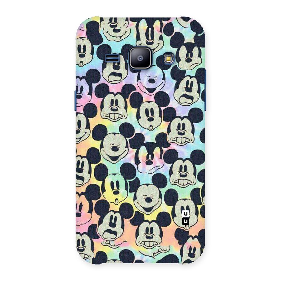 Fun Rainbow Faces Back Case for Galaxy J1