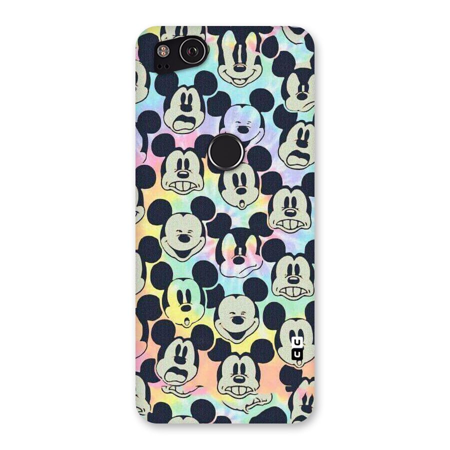 Fun Rainbow Faces Back Case for Google Pixel 2