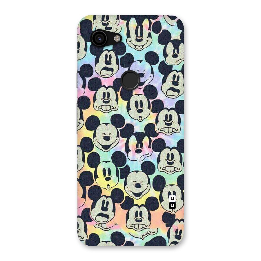 Fun Rainbow Faces Back Case for Google Pixel 3a