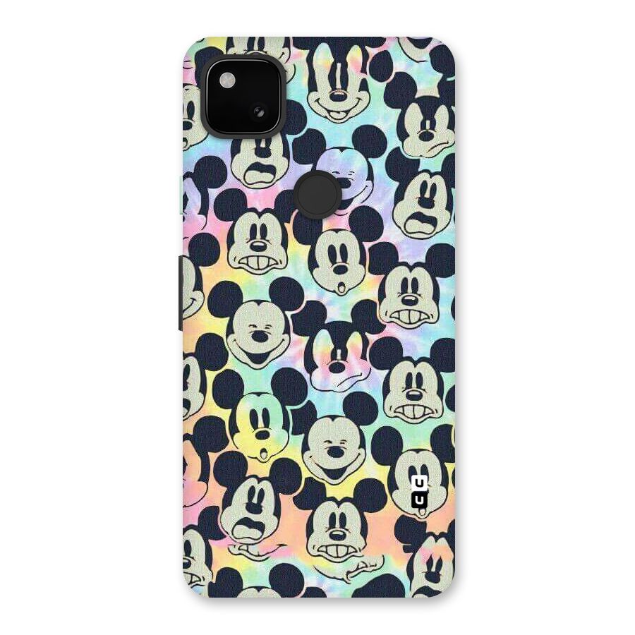 Fun Rainbow Faces Back Case for Google Pixel 4a
