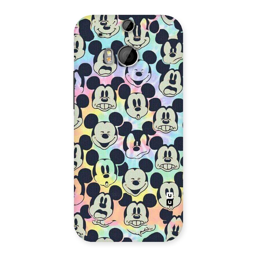 Fun Rainbow Faces Back Case for HTC One M8