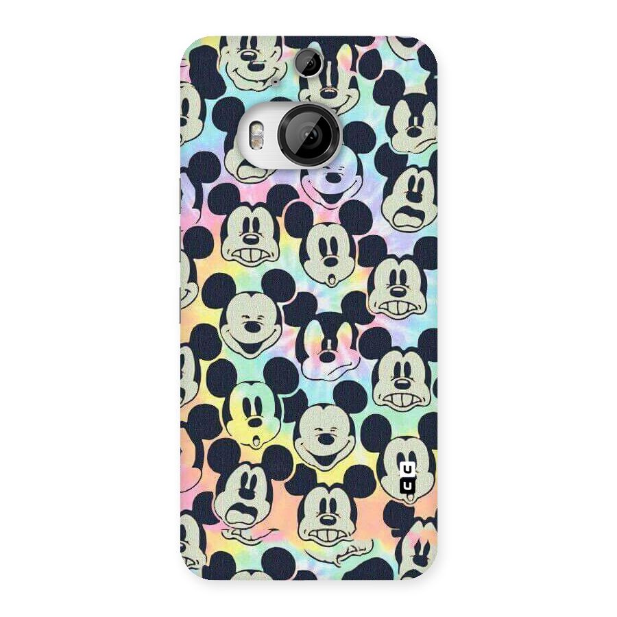 Fun Rainbow Faces Back Case for HTC One M9 Plus