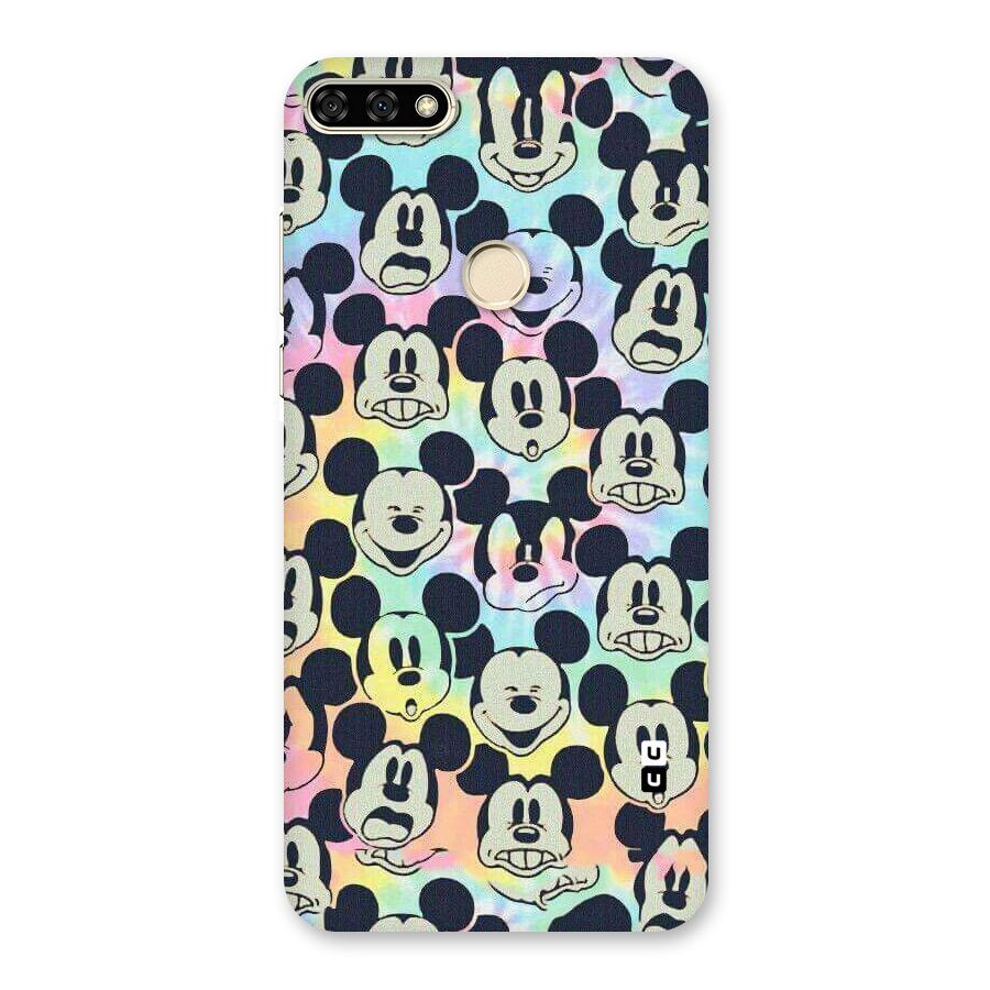Fun Rainbow Faces Back Case for Honor 7A