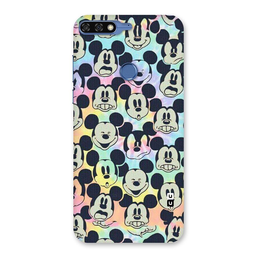 Fun Rainbow Faces Back Case for Honor 7C